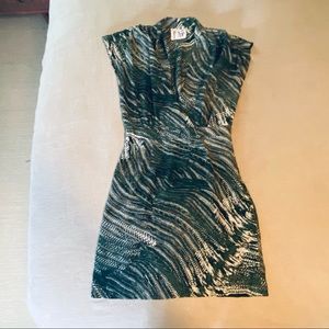 Barney's Silk Mini Dress NWOT